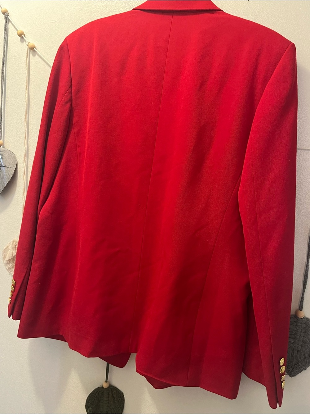 Austin Reed Bold Red Single-Button Blazer - Picture 8 of 9